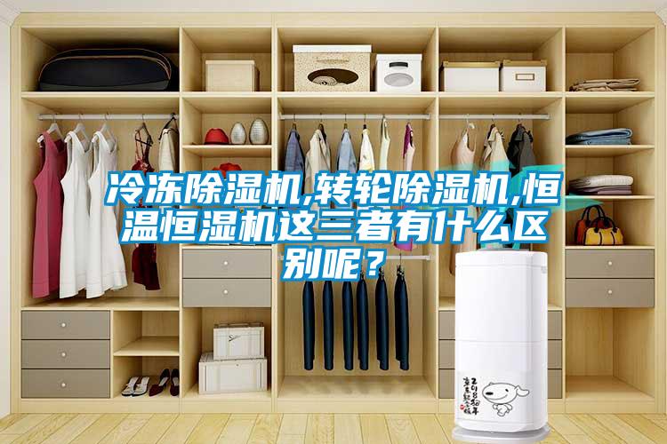 冷凍除濕機,轉輪除濕機,恒溫恒濕機這三者有什么區別呢?