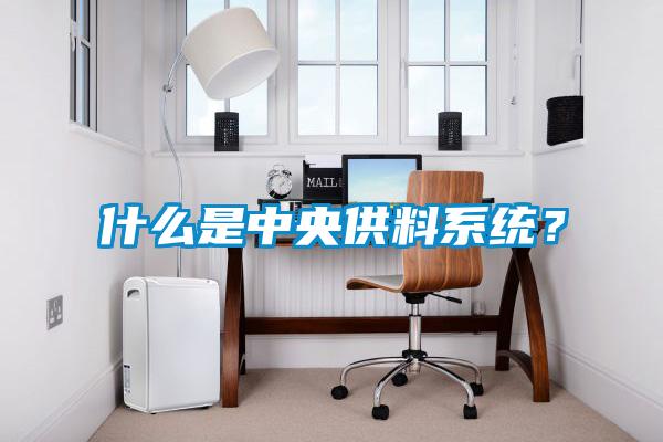 什么是中央供料系統？