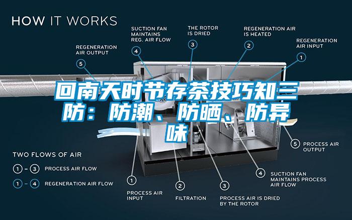 回南天時(shí)節(jié)存茶技巧知三防：防潮、防曬、防異味