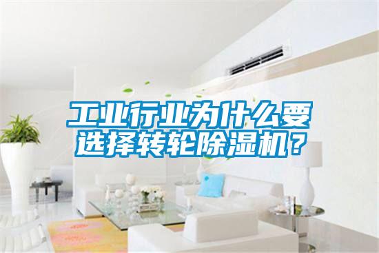 工業行業為什么要選擇轉輪除濕機？