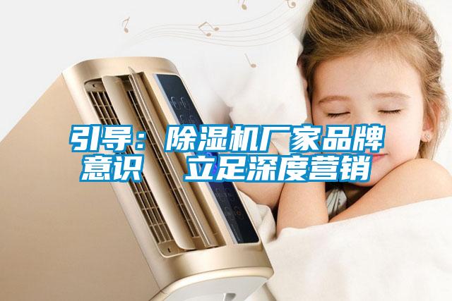 引導(dǎo)：除濕機(jī)廠家品牌意識(shí)  立足深度營銷