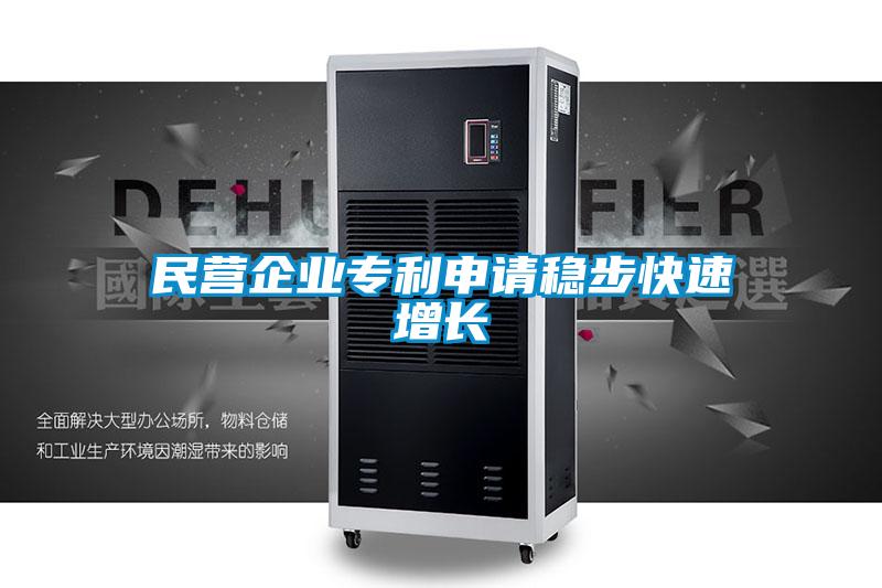 民營企業專利申請穩步快速增長