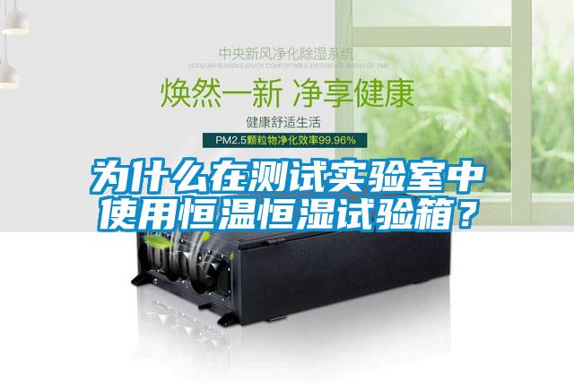 為什么在測試實驗室中使用恒溫恒濕試驗箱？
