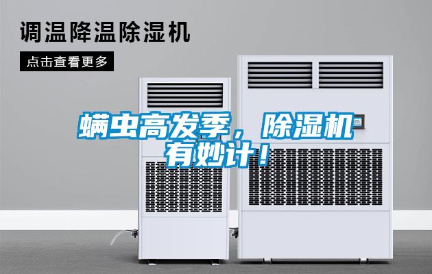 螨蟲高發季，除濕機有妙計！