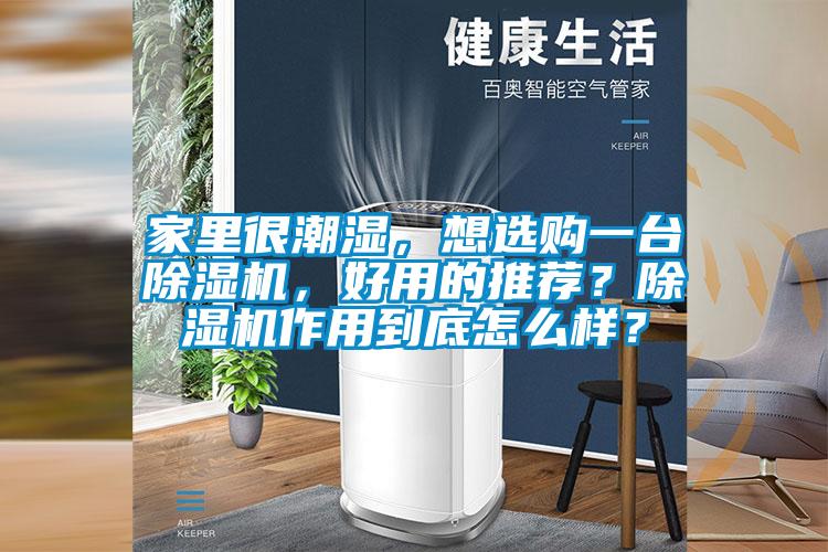 家里很潮濕，想選購一臺除濕機，好用的推薦？除濕機作用到底怎么樣？