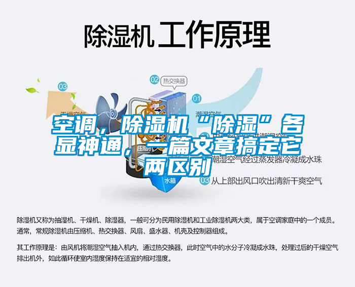 空調，除濕機“除濕”各顯神通，一篇文章搞定它兩區別