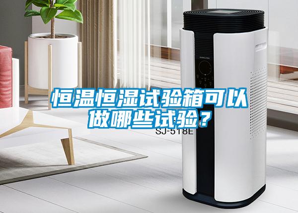 恒溫恒濕試驗箱可以做哪些試驗？
