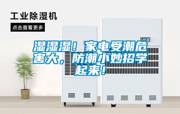 濕濕濕！家電受潮危害大，防潮小妙招學起來！
