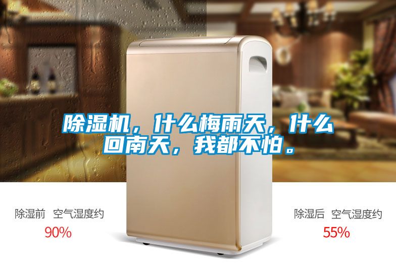 除濕機(jī)，什么梅雨天，什么回南天，我都不怕。